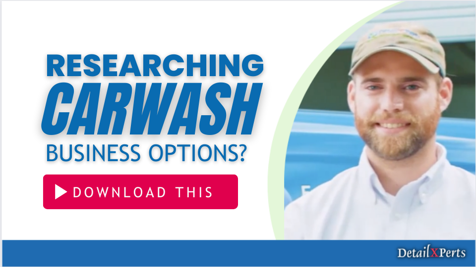 Touchless Car Wash Business Options