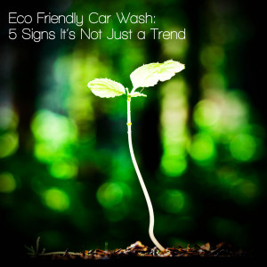 Eco Friendly Car Wash – 6 Signs It’s Not Just a Trend